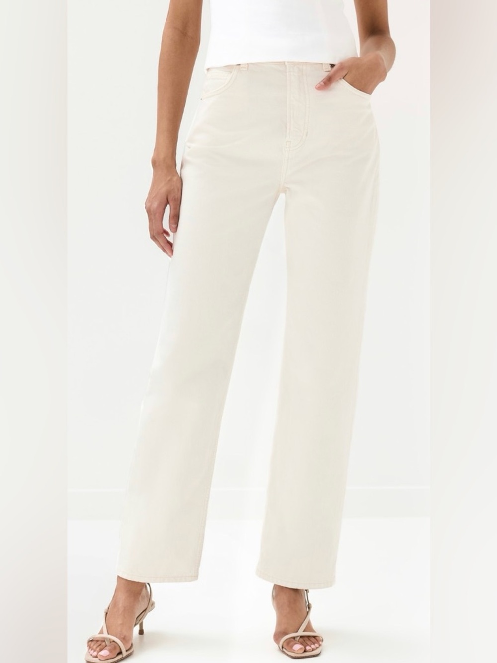 Reformation Abby High Rise Straight Jeans